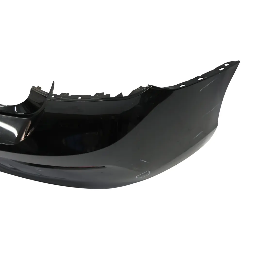 Bumper BMW F20 F21 LCI Trim Panel Covering Schwarz 2 Black - 668 to Rear with Part number 7429752 Rear Bumper BMW F20 F21 LCI Trim Panel Covering Schwarz 2 Black - 668 - SKU 7429752-SCH - Part number 7429752