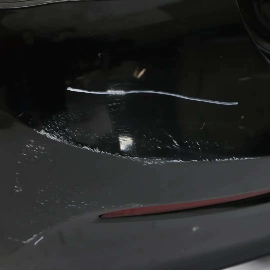 Bumper BMW F20 F21 LCI Trim Panel Covering Schwarz 2 Black - 668 to Rear with Part number 7429752 Rear Bumper BMW F20 F21 LCI Trim Panel Covering Schwarz 2 Black - 668 - SKU 7429752-SCH - Part number 7429752