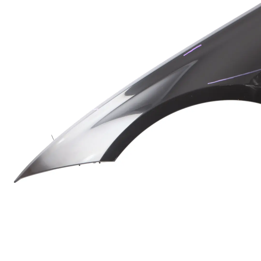  Side Panel BMW F30 F31 Wing Fender Front Left N/S Black Sapphire Metallic - 475 - SKU 7438439-BS3 - Part number 7438439