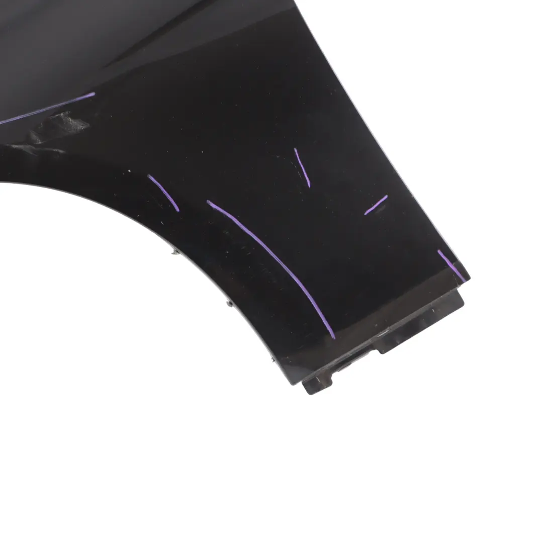 Side Panel BMW F30 F31 Wing Fender Front Left N/S Black Sapphire Metallic - 475 - SKU 7438439-BS3 - Part number 7438439