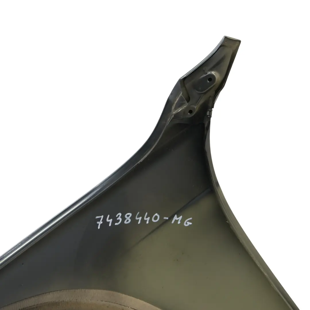 BMW F30 Side Wing Panel Fender F31 Front Right O/S Mineral Grey Metallic - B39 - SKU 7438440-MG - Part number 7438440
