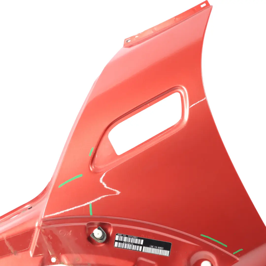 Wing Panel Front Left Side N/S Trim Indian Red Metallic - C3X to Mini F54 with Part number 7438921 Mini F54 Wing Panel Front Left Side N/S Trim Indian Red Metallic - C3X - SKU 7438921-IRE - Part number 7438921