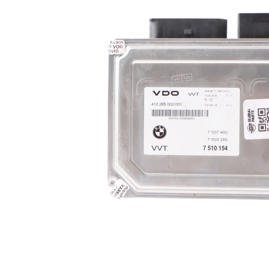 Valvetronic Control Unit BMW X5 E53 E60 E61 E65 VVT Valvetronic Module to with Part number 7510154 Valvetronic Control Unit BMW X5 E53 E60 E61 E65 VVT Valvetronic Module - SKU 7510154 - Part number 7510154