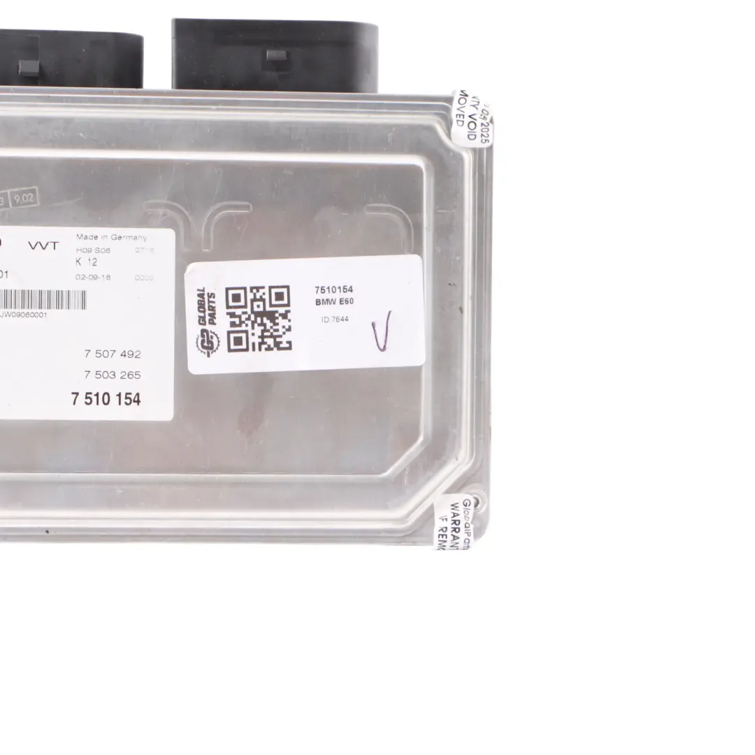 Valvetronic Control Unit BMW X5 E53 E60 E61 E65 VVT Valvetronic Module to with Part number 7510154 Valvetronic Control Unit BMW X5 E53 E60 E61 E65 VVT Valvetronic Module - SKU 7510154 - Part number 7510154