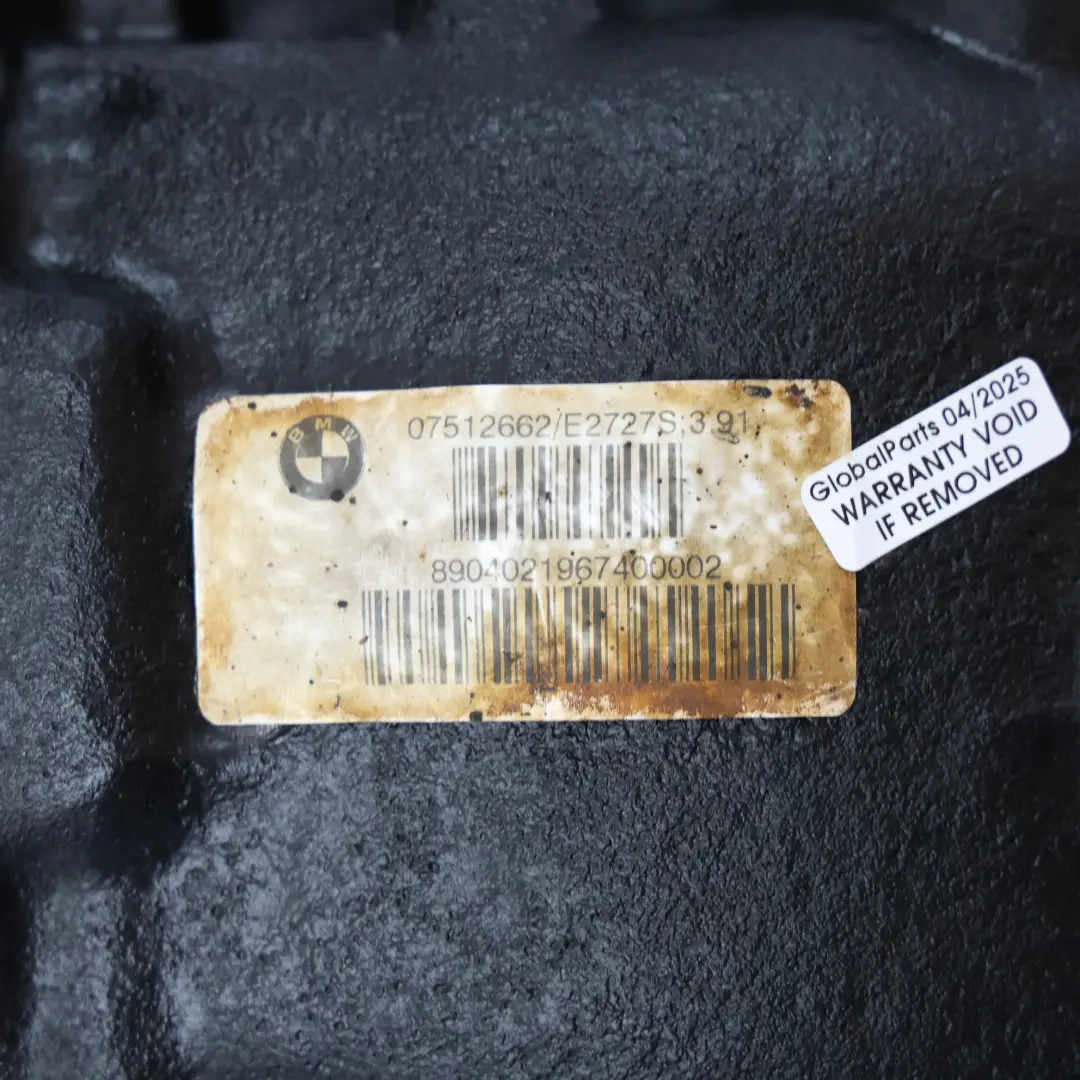 4.6is Rear Differential Diff 3,91 Ratio WARRANTY to BMW X5 E53 3.0d with Part number 7524892 BMW X5 E53 3.0d 4.6is Rear Differential Diff 3,91 Ratio WARRANTY - SKU 7512663 - Part number 7524892