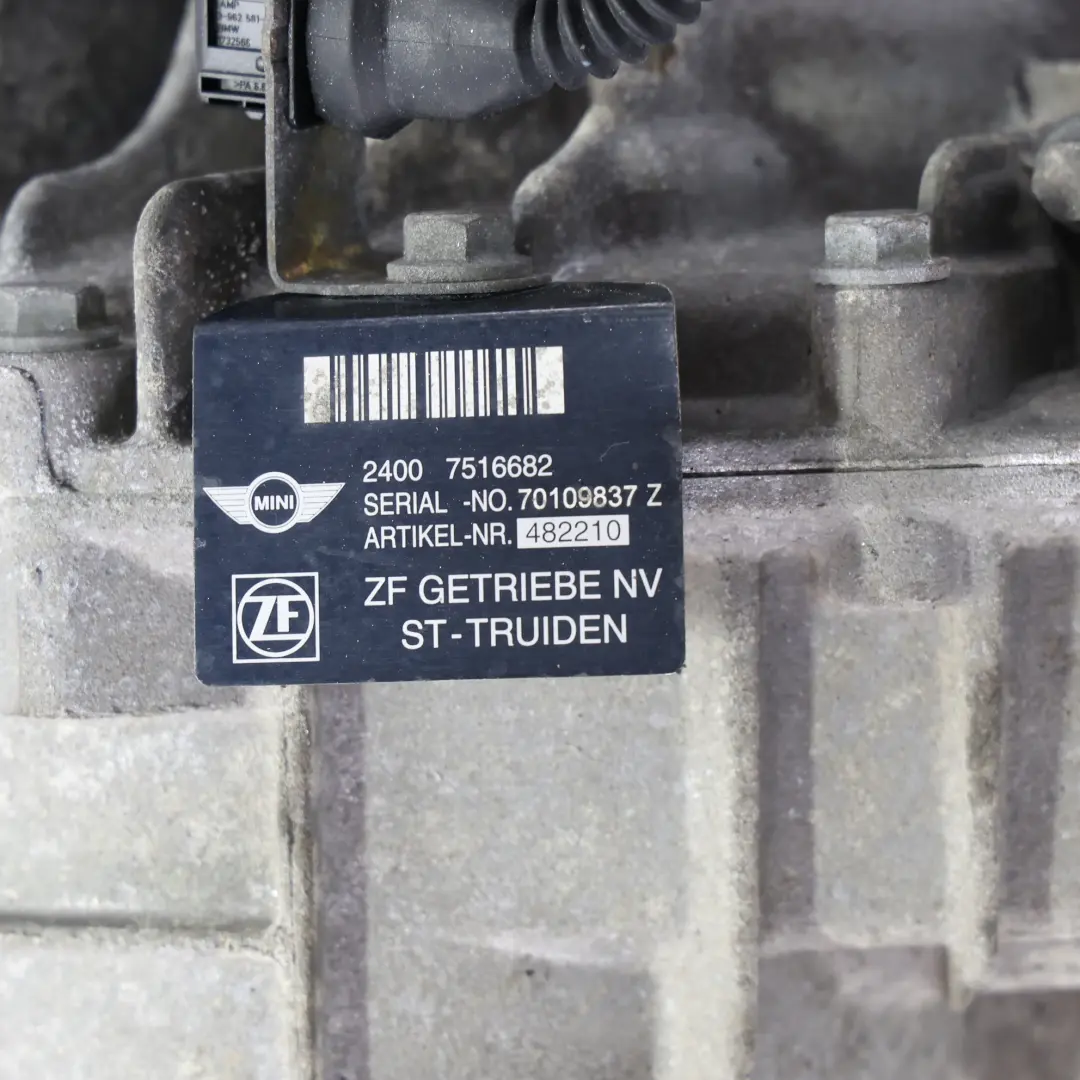 Gearbox GACVT16Z-UZ WARRANTY to Mini Cooper One 1.6 R50 R52 Auto Automatic with Part number 7516682 Mini Cooper One 1.6 R50 R52 Auto Automatic Gearbox GACVT16Z-UZ WARRANTY - SKU 7516682-5 - Part number 7516682