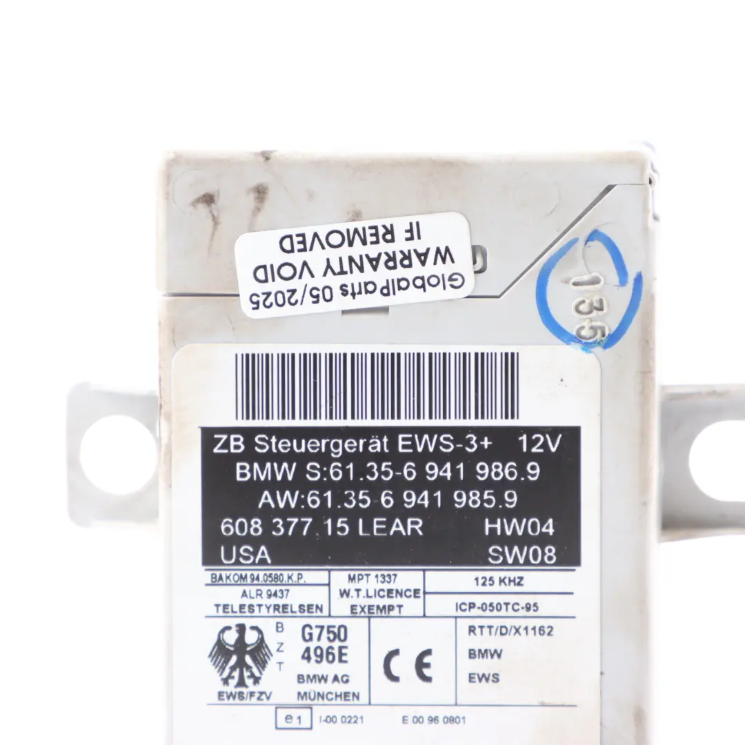 M54 231HP ECU Kit Motore DME Chiave Automatica EWS per BMW X5 E53 3.0I con numero di parte 7545150 BMW X5 E53 3.0I M54 231HP ECU Kit Motore DME Chiave Automatica EWS - SKU 7545150-1 - Numero di parte 7545150