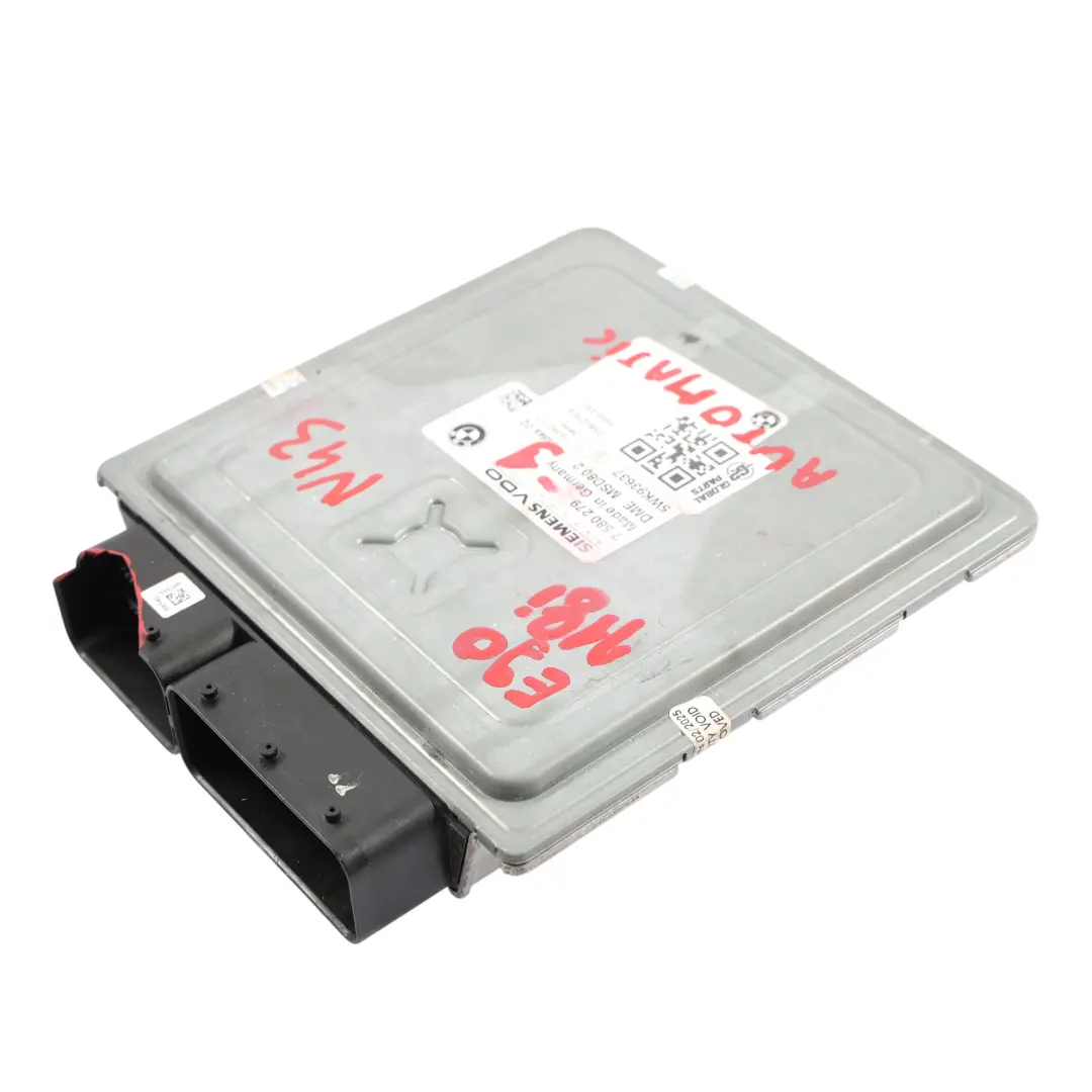 N43 Motor Steuer Gerät Modul ECU DME Automatik für BMW E87 E90 118i 318i mit Teilenummer 7580279 BMW E87 E90 118i 318i N43 Motor Steuer Gerät Modul ECU DME Automatik - SKU 7580279-9 - Teilenummer 7580279