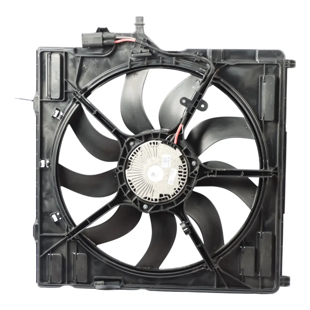 Radiator Fan BMW X5 F15 X6 F16 Engine Cooling Unit Shroud 850W to with Part number 7634472 Radiator Fan BMW X5 F15 X6 F16 Engine Cooling Unit Shroud 850W - SKU 7634472 - Part number 7634472