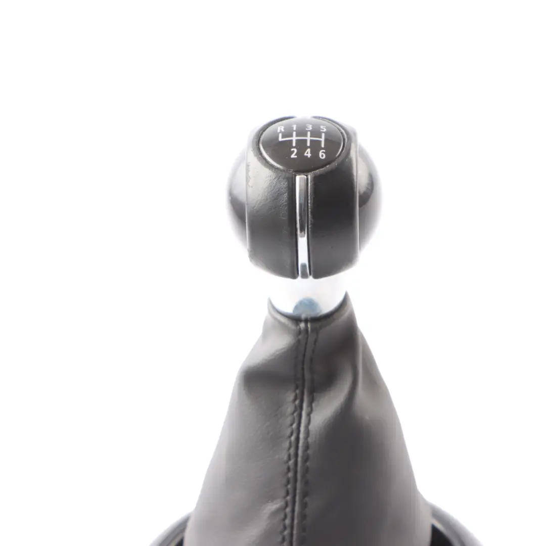 Mini Cooper F55 F56 F57 F60 Gear Knob Lever Handle 6-Speed Leather - SKU 7641999-2 - Part number 7641999