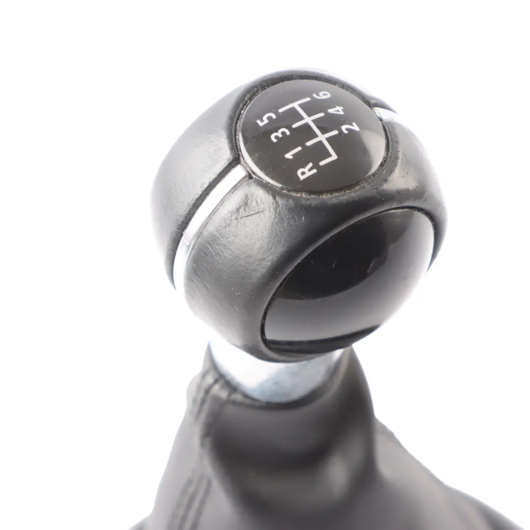 Mini Cooper F55 F56 F57 F60 Gear Knob Lever Handle 6-Speed Leather - SKU 7641999-2 - Part number 7641999