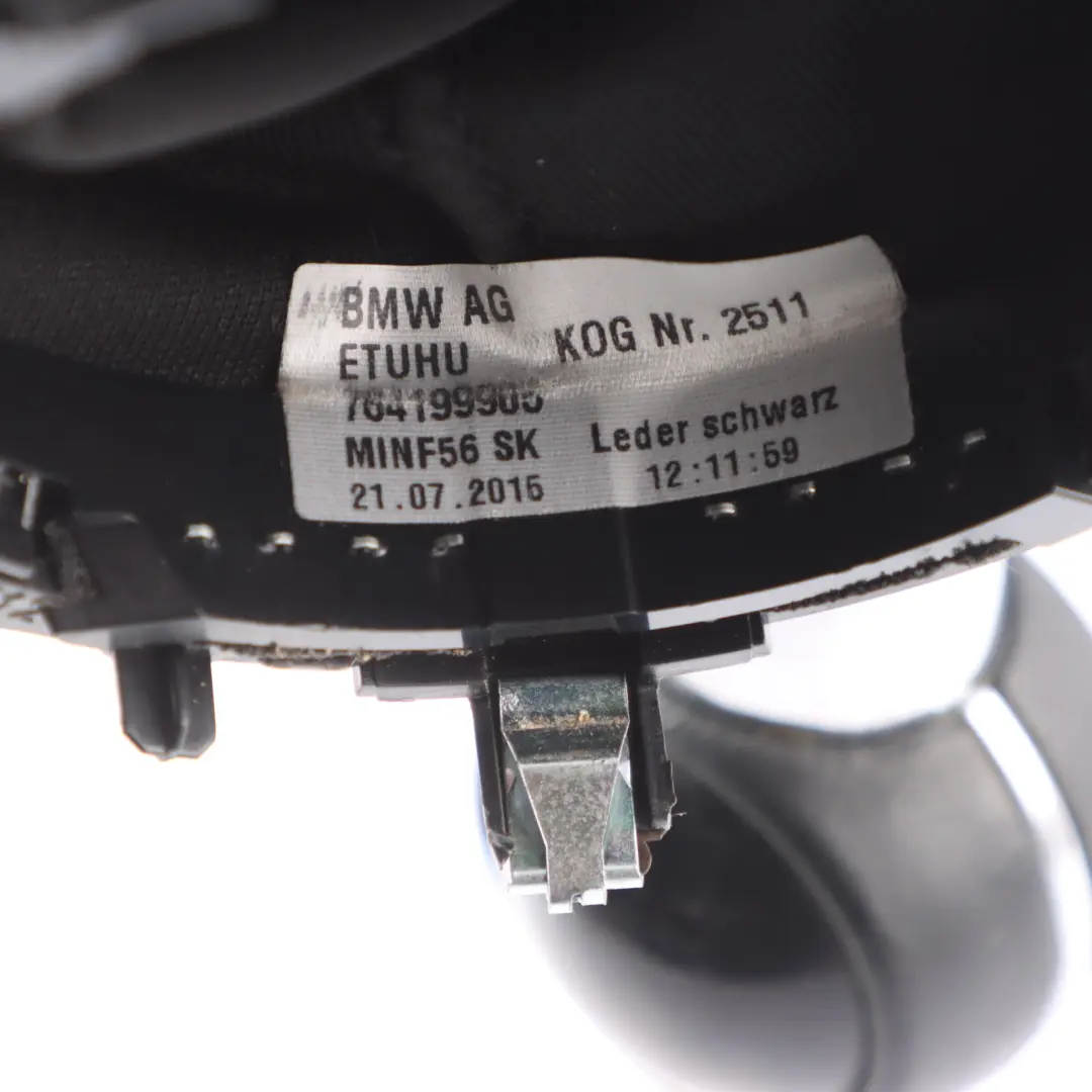  Pomo del cambio Mini Cooper F55 F56 F57 F60 3 Maneta 6-Velocidades Cuero - SKU 7641999-3 - Número de pieza 7641999