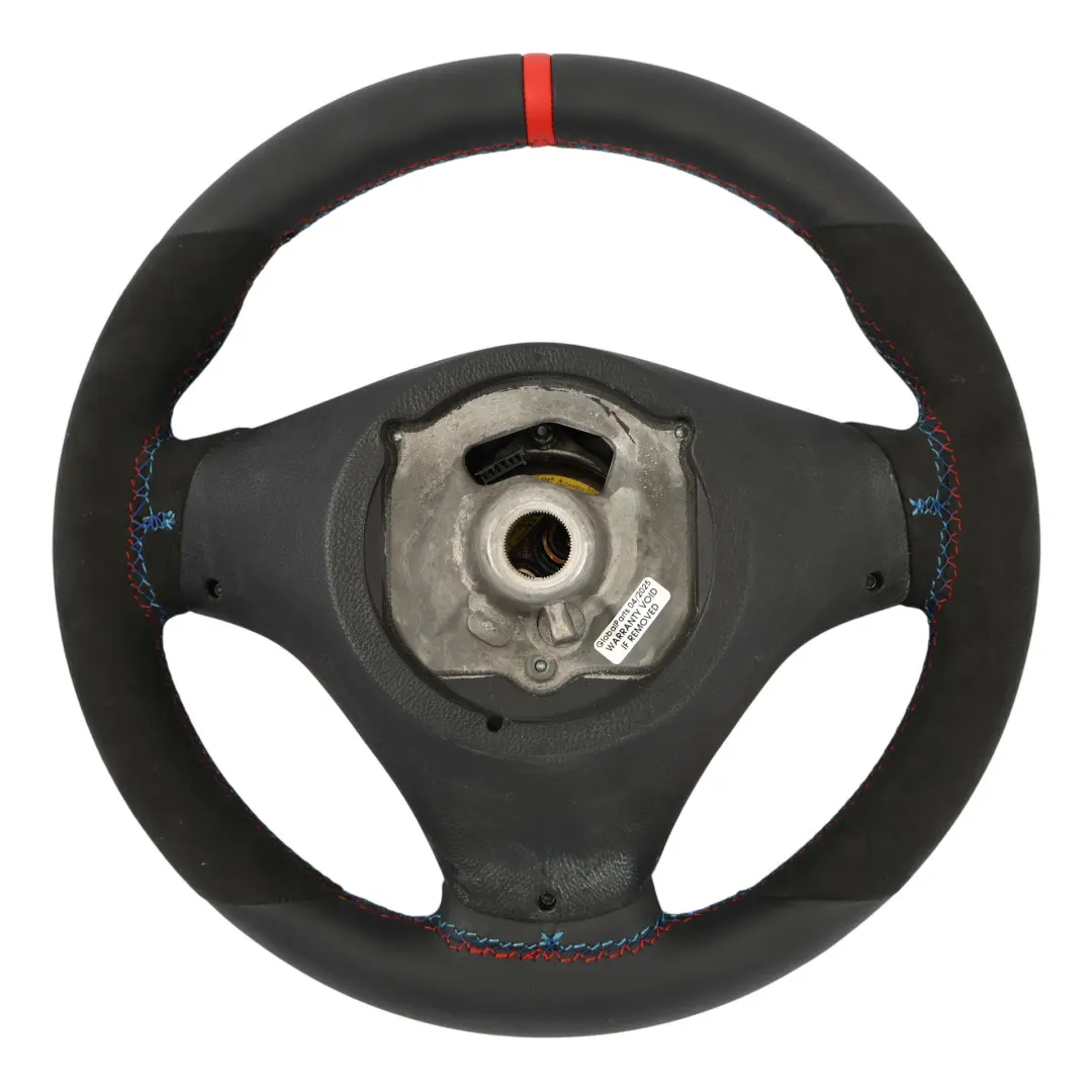 Nuova Pelle / Alcantara M Sport Volante Sportivo Airbag per BMW E81 E87 E90 E91 E92 con numero di parte 7839114 BMW E81 E87 E90 E91 E92 Nuova Pelle / Alcantara M Sport Volante Sportivo Airbag - SKU 7839114-8-SET - Numero di parte 7839114