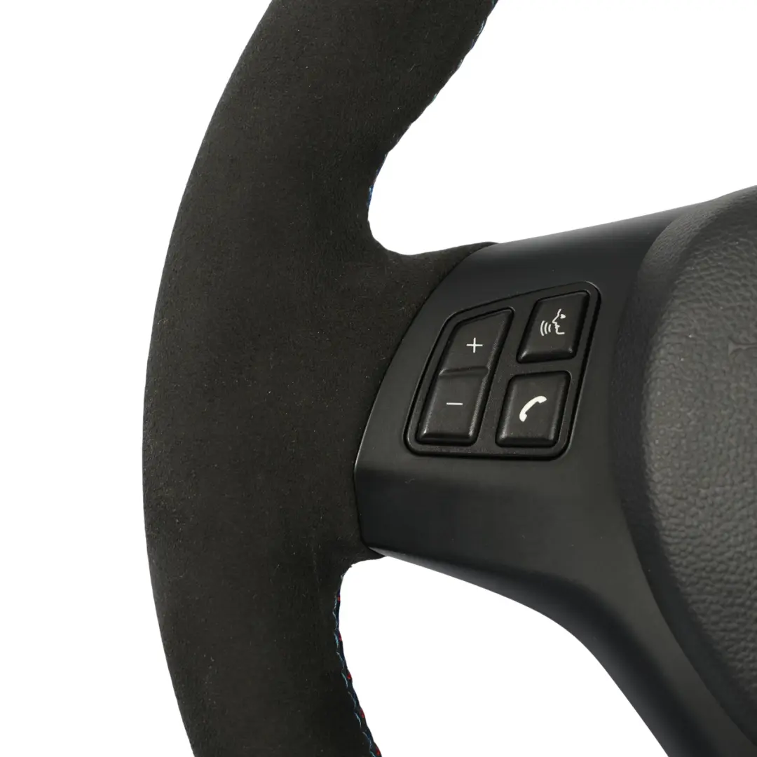 Nuova Pelle / Alcantara M Sport Volante Sportivo Airbag per BMW E81 E87 E90 E91 E92 con numero di parte 7839114 BMW E81 E87 E90 E91 E92 Nuova Pelle / Alcantara M Sport Volante Sportivo Airbag - SKU 7839114-8-SET - Numero di parte 7839114