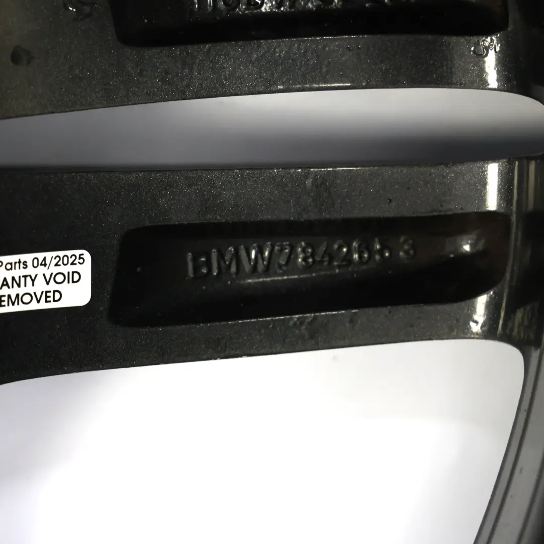 Grau Hinterrad Alufelge M Doppelspeiche 351 9J 19" ET:44 für BMW F10 F12 mit Teilenummer 7842653 BMW F10 F12 Grau Hinterrad Alufelge M Doppelspeiche 351 9J 19" ET:44 - SKU 7842653-8 - Teilenummer 7842653