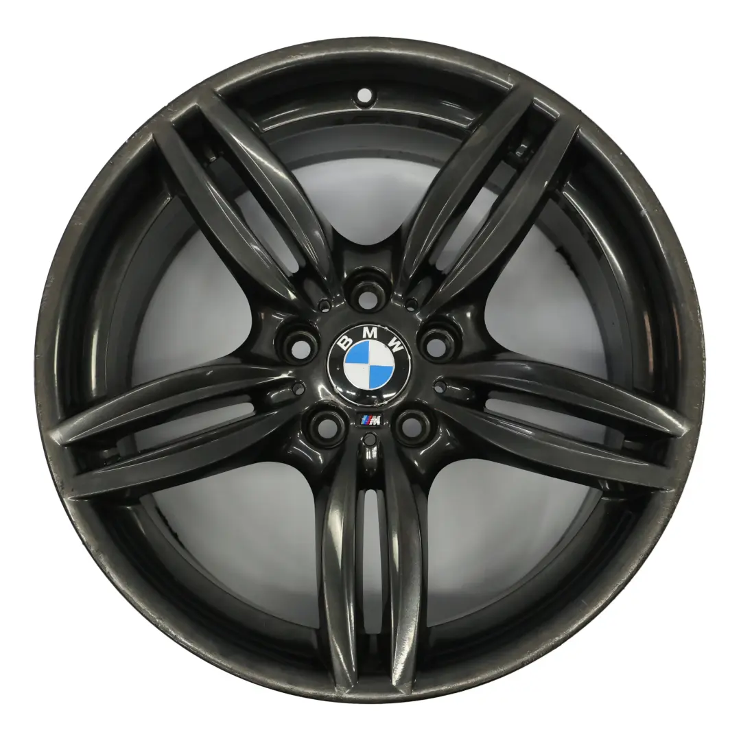 Grey Rear Wheel Alloy Rim M Double Spoke 351 9J 19" ET:44 to BMW F10 F12 with Part number 7842653 BMW F10 F12 Grey Rear Wheel Alloy Rim M Double Spoke 351 9J 19" ET:44 - SKU 7842653-9 - Part number 7842653