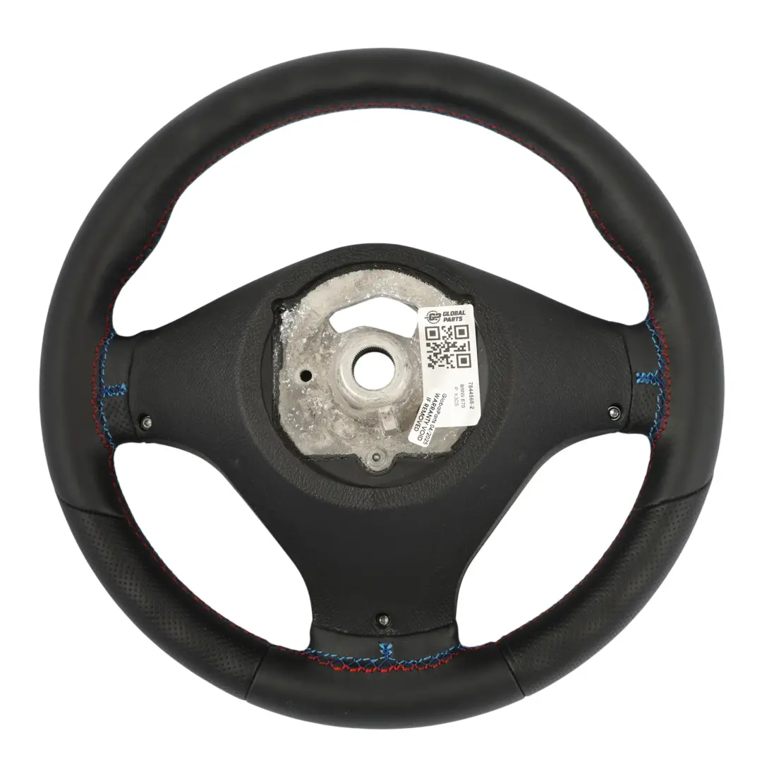 NUEVO Cuero Negro M Sport M-Tricolored Multifunción para BMW X5 E70 Volante con número de pieza 7844566 BMW X5 E70 Volante NUEVO Cuero Negro M Sport M-Tricolored Multifunción - SKU 7844566-2 - Número de pieza 7844566