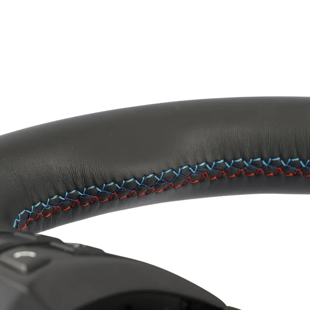 NUEVO Cuero Negro M Sport M-Tricolored Multifunción para BMW X5 E70 Volante con número de pieza 7844566 BMW X5 E70 Volante NUEVO Cuero Negro M Sport M-Tricolored Multifunción - SKU 7844566-2 - Número de pieza 7844566