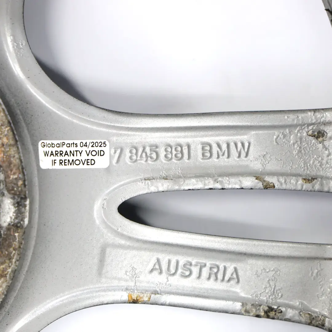 BMW F30 F31 F32 Rear Wheel Alloy Rim 18" 8,5J ET:47 M Star Spoke 400 - SKU 7845881-6 - Part number 7845881