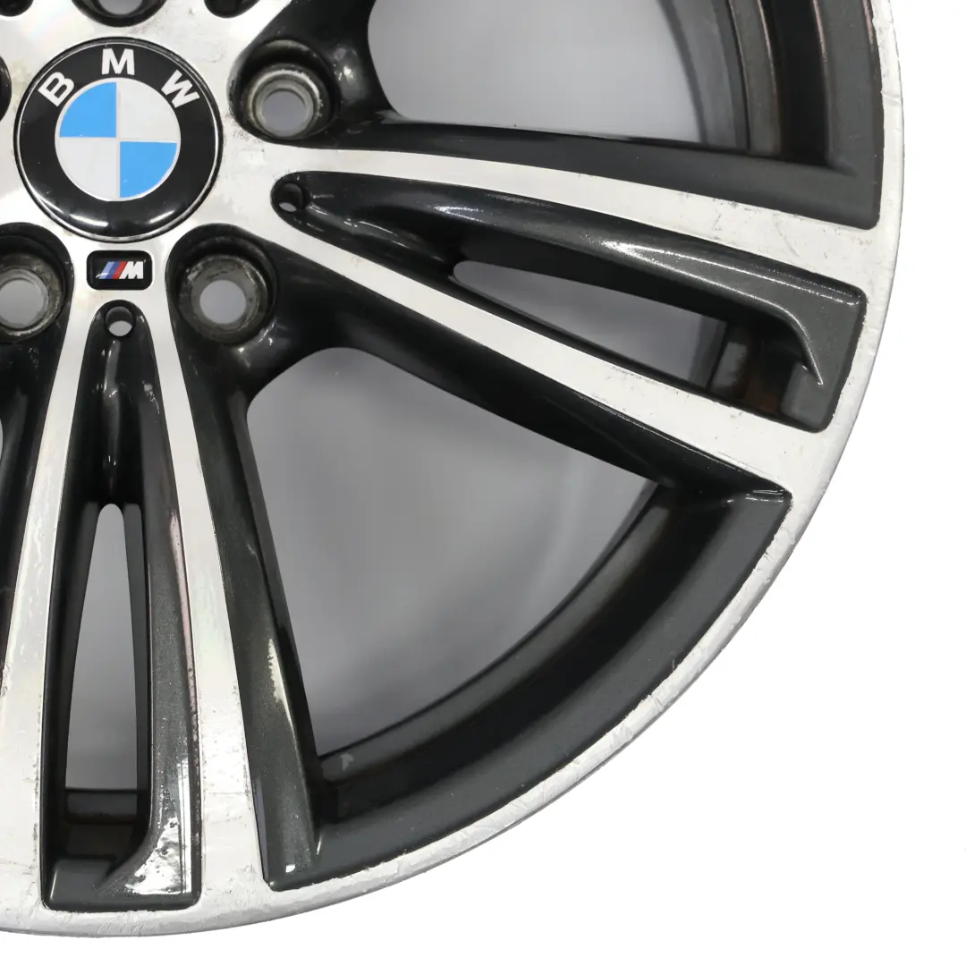 BMW F30 F32 Ferricgrey Alloy Wheel Rim 19" M Double Spoke 442 8J ET:36 - SKU 7846780-5 - Part number 7846780