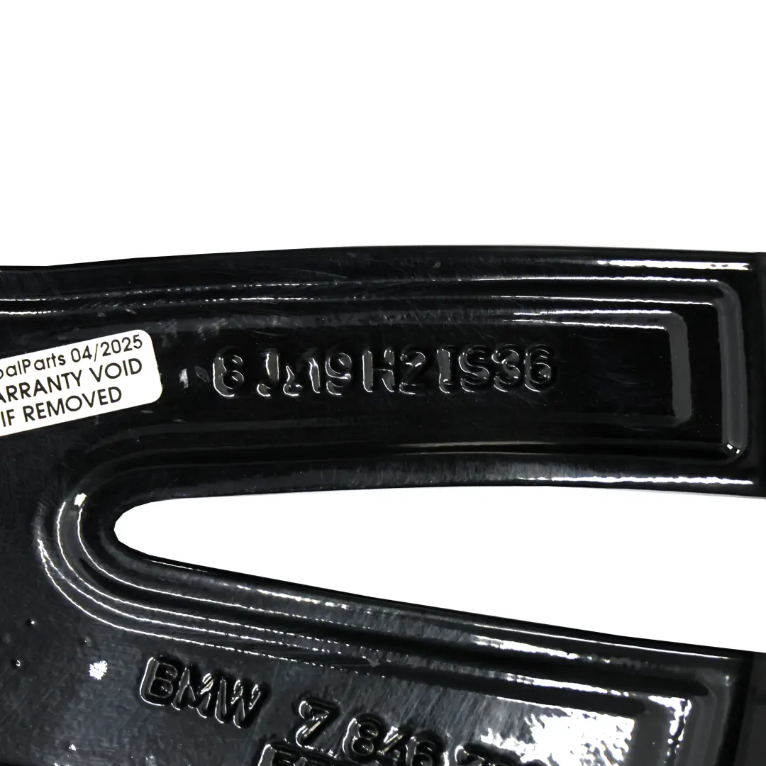 BMW F30 F32 Czarna Felga Aluminiowa 19" M Double Spoke 442 8J ET:36 - SKU 7846780-7 - Numer Części 7846780