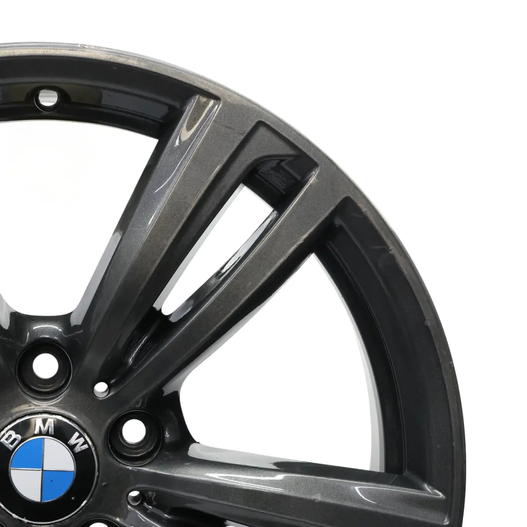 Ferricgrey Alufelge 19" M Doppelspeiche 442 8J ET:36 für BMW F30 F32 mit Teilenummer 7846780 BMW F30 F32 Ferricgrey Alufelge 19" M Doppelspeiche 442 8J ET:36 - SKU 7846780-9 - Teilenummer 7846780
