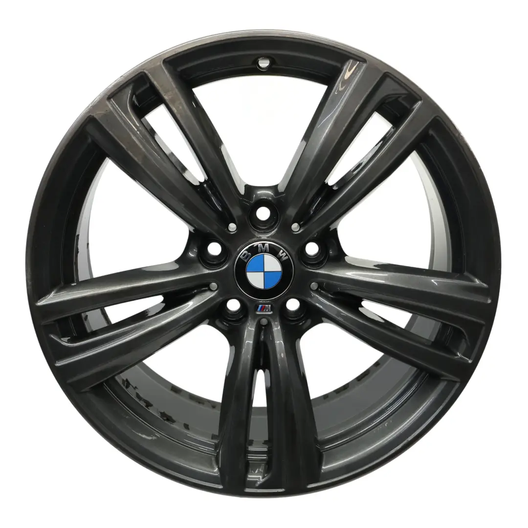 Ferricgrey Rear Alloy Wheel Rim 19" 8,5J ET:47 M Double Spoke 442 to BMW F30 F32 with Part number 7846781 BMW F30 F32 Ferricgrey Rear Alloy Wheel Rim 19" 8,5J ET:47 M Double Spoke 442 - SKU 7846781-13 - Part number 7846781