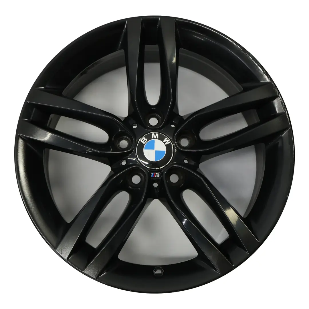 Schwarz Alufelge 18" 7,5J ET:45 M Doppelspeiche 461 für BMW F20 F21 mit Teilenummer 7846784 BMW F20 F21 Schwarz Alufelge 18" 7,5J ET:45 M Doppelspeiche 461 - SKU 7846784-4 - Teilenummer 7846784