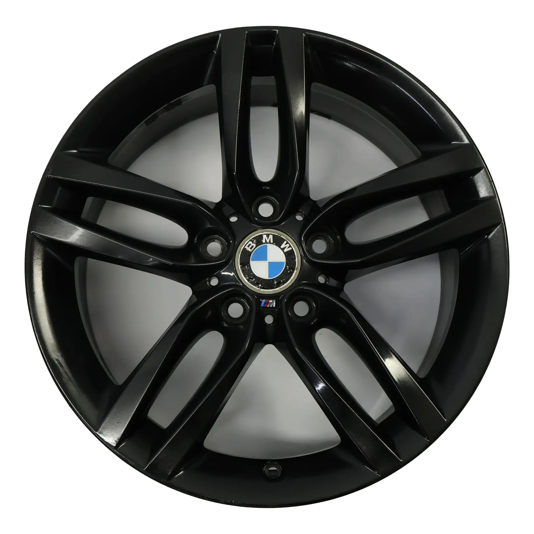 BMW F20 F21 Cerchio posteriore lega nera 18" ET:52 8J M Doppie razze 461 7846785