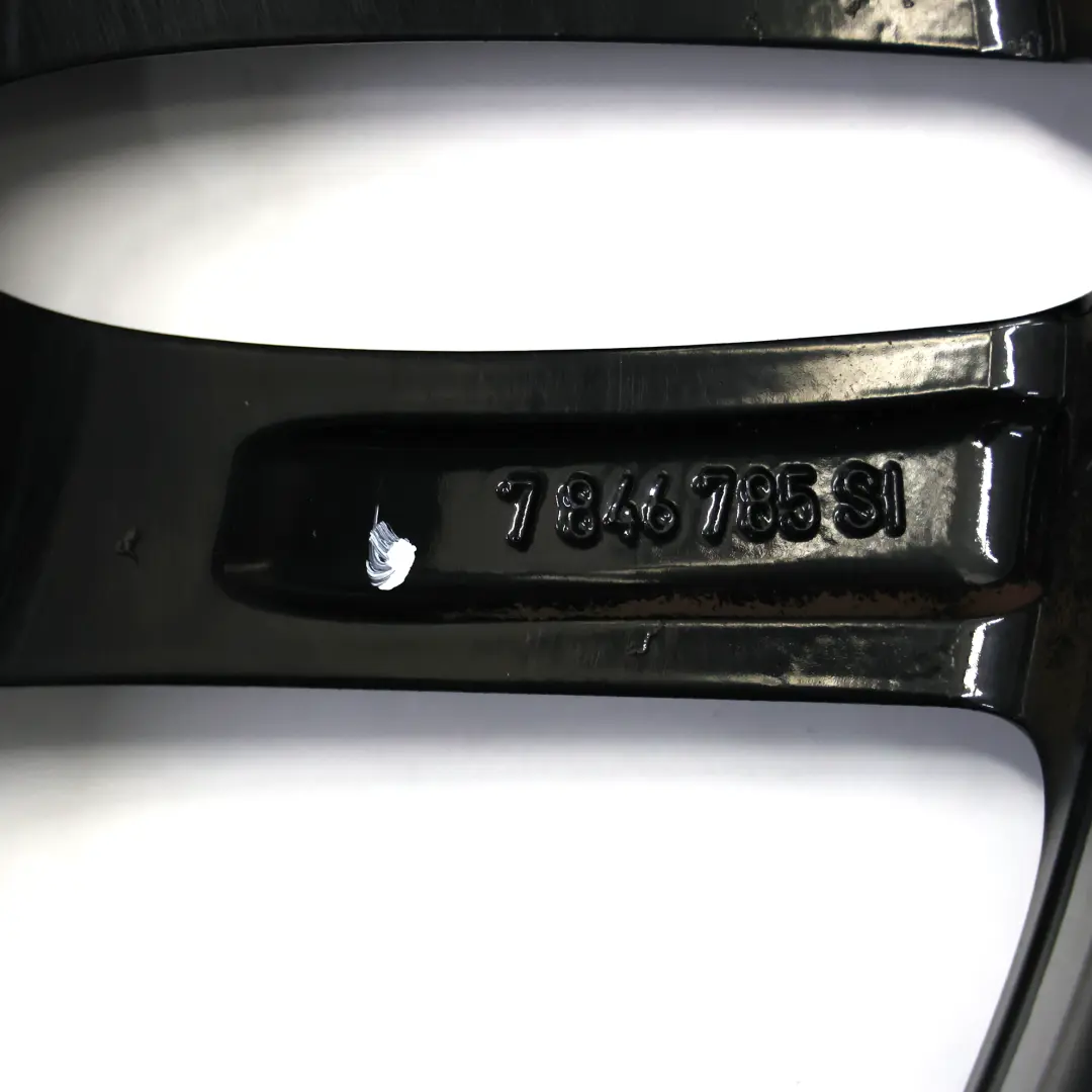 BMW F20 F21 Schwarz Leichtmetallfelge 18" ET:52 8J M Doppelspeiche 461 - SKU 7846785-4 - Teilenummer 7846785