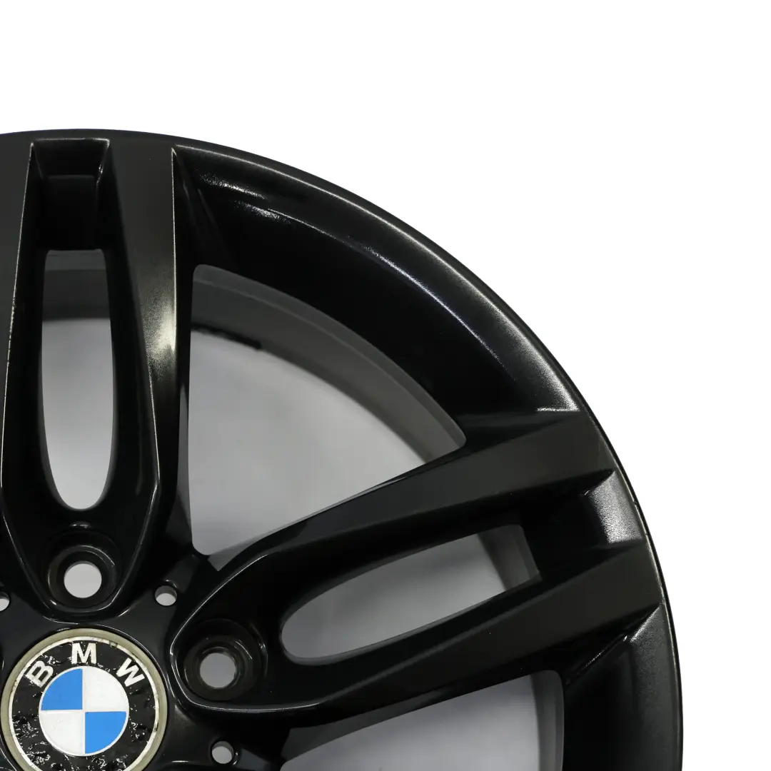 BMW F20 F21 Rear Black Alloy Wheel Rim 18" ET:52 8J M Double Spoke 461 - SKU 7846785-4 - Part number 7846785