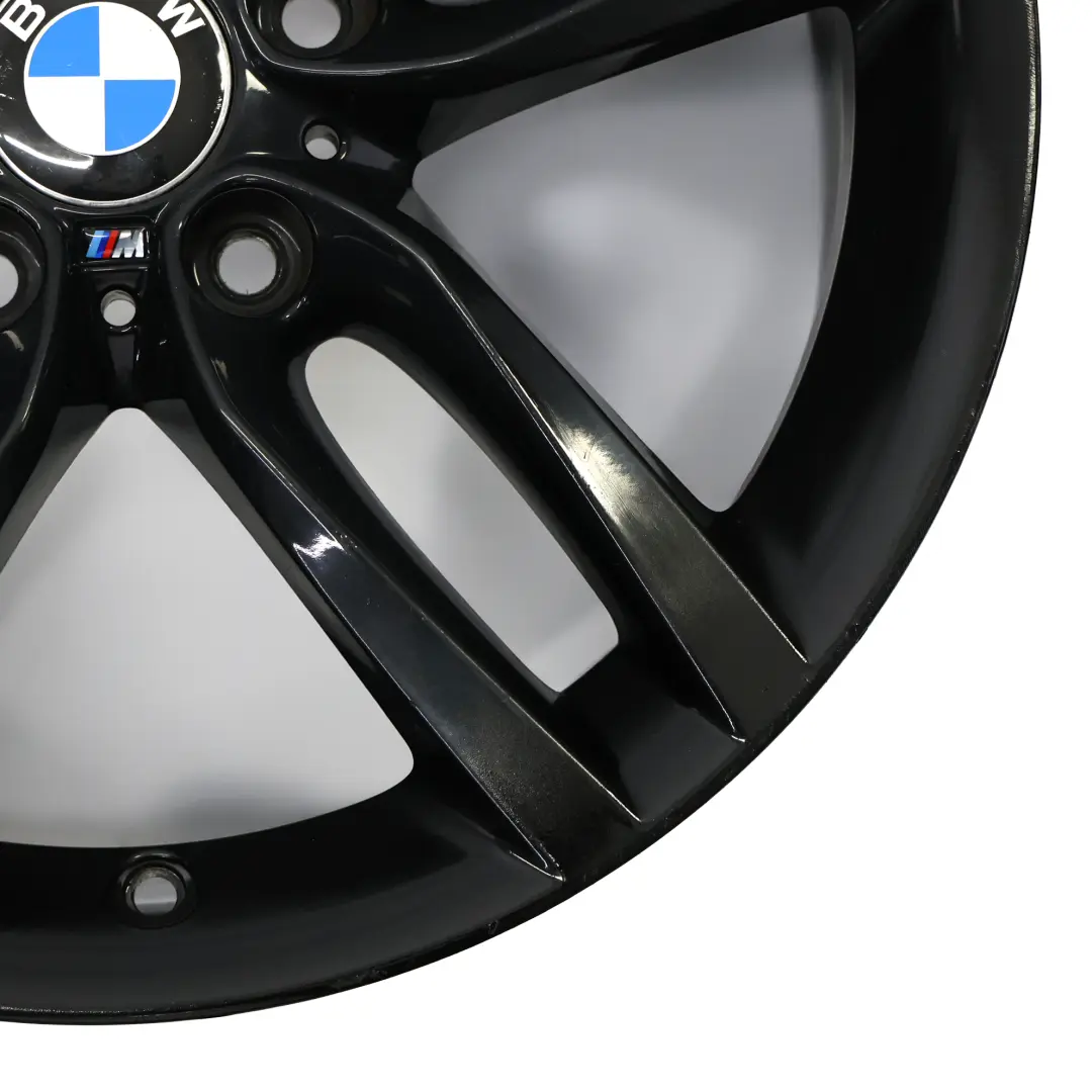 BMW F20 F21 Cerchio posteriore lega nera 18" ET:52 8J M Doppie razze 461 - SKU 7846785-5 - Numero di parte 7846785
