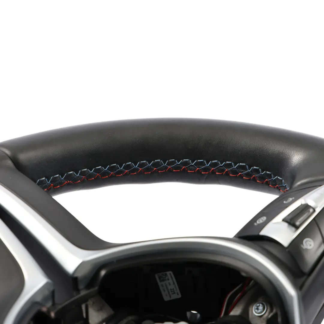 Kierownica M Sport Czarna Skóra Grzana Łopatki do BMW F87 M2 F80 M3 F82 M4 o numerze 7847607 BMW F87 M2 F80 M3 F82 M4 Kierownica M Sport Czarna Skóra Grzana Łopatki - SKU 7847607-5 - Numer Części 7847607