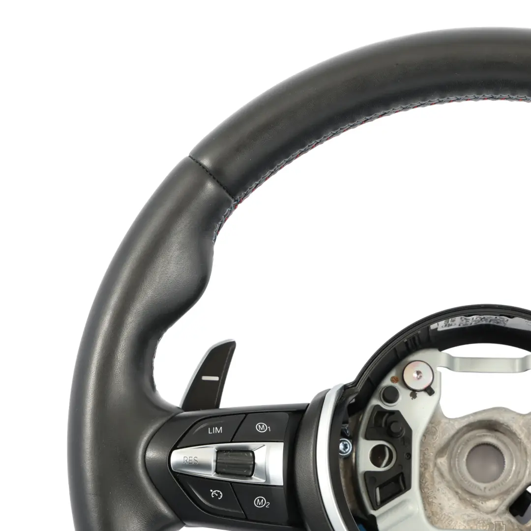 Kierownica M Sport Czarna Skóra Grzana Łopatki BMW F87 M2 F80 M3 F82 M4 - SKU 7847607-5 - Numer Części 7847607