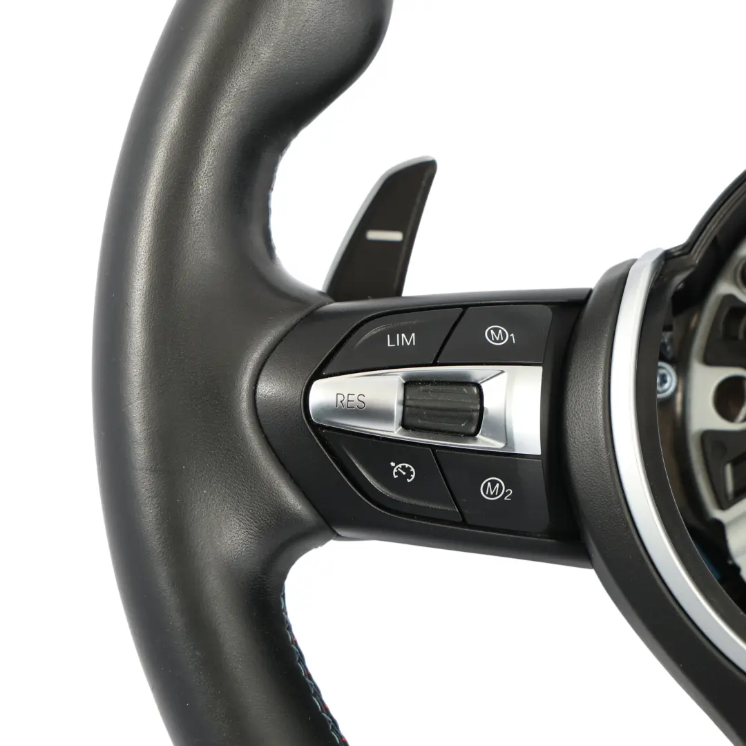 Kierownica M Sport Czarna Skóra Grzana Łopatki BMW F87 M2 F80 M3 F82 M4 - SKU 7847607-5 - Numer Części 7847607