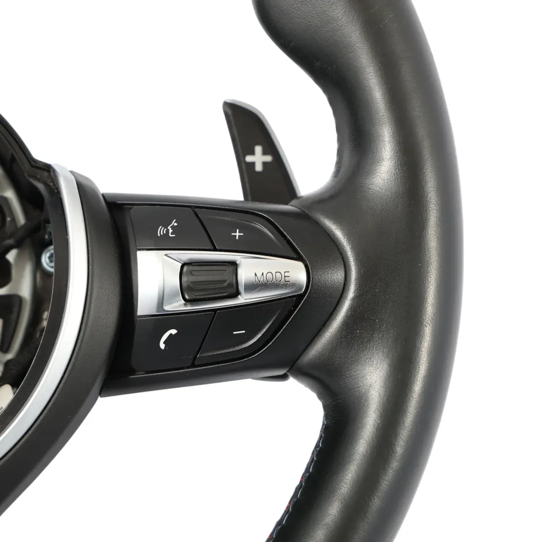 Cuero Con Levas De Cambio Calefactables para Volante BMW F87 M2 F80 M3 F82 M4 M Sport con número de pieza 7847607 Volante BMW F87 M2 F80 M3 F82 M4 M Sport Cuero Con Levas De Cambio Calefactables - SKU 7847607-5 - Número de pieza 7847607