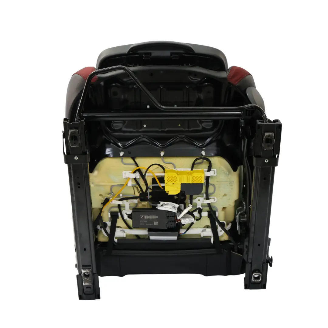 Sitz Vorne JCW Dinamica Links Beheizt Rot Schwarz Halb Leder für Mini F56 Sport mit Teilenummer 7939773 Mini F56 Sport Sitz Vorne JCW Dinamica Links Beheizt Rot Schwarz Halb Leder - SKU 7939773-1 - Teilenummer 7939773