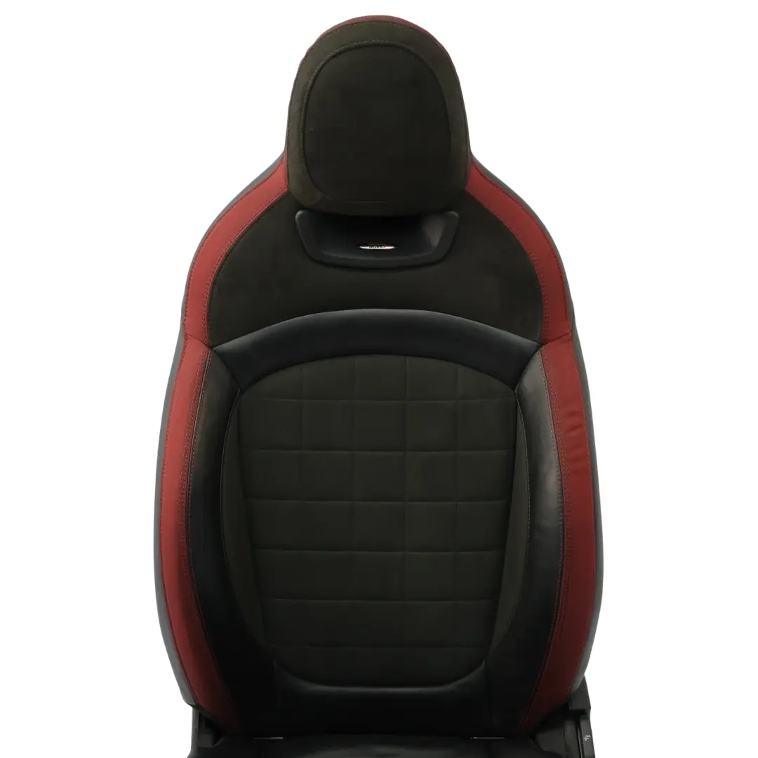 Sedile Sportivo JCW Dinamica Sinistro Riscaldato Rosso Nero Mezza Pelle per Mini F56 con numero di parte 7939773 Mini F56 Sedile Sportivo JCW Dinamica Sinistro Riscaldato Rosso Nero Mezza Pelle - SKU 7939773-1 - Numero di parte 7939773