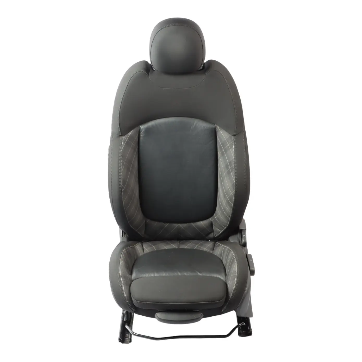 Front Seat Mini F56 Sport Cloth / Leather Left N/S Diamond Black