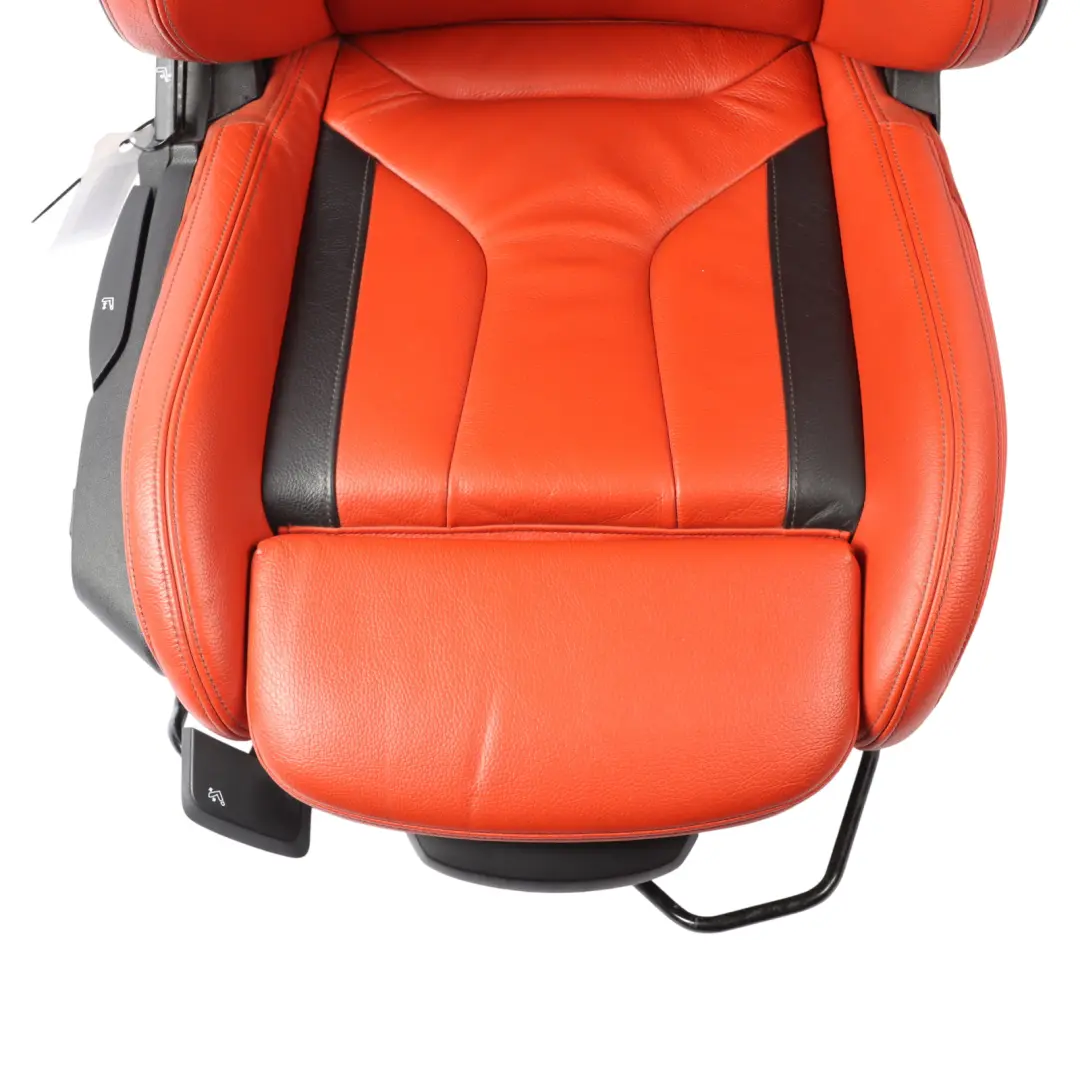 BMW F40 M135iX Front Sport Seat Heated Interior Leather Right O/S Magma Red - SKU 7942042-1 - Part number 7942042