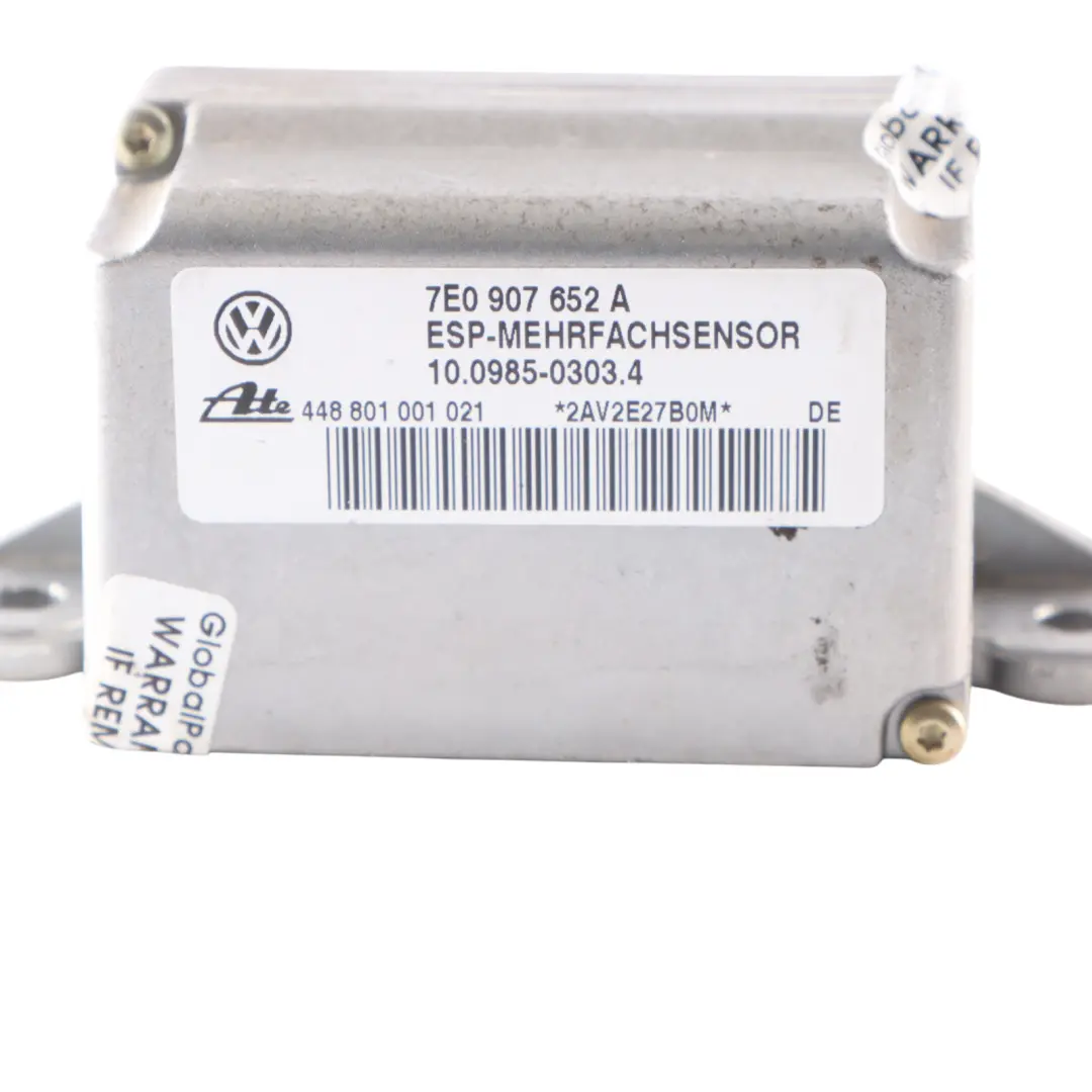 Audi TT 8J ESP Sensor De Velocidad De Aceleración Lateral 7E0907655A - SKU 7E0907652A - Número de pieza 7E0907652A