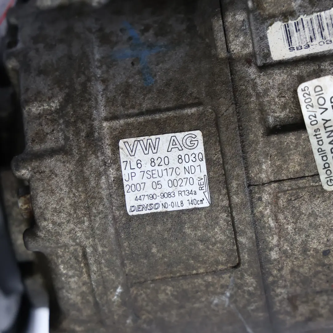 Condizionata per Audi Q7 4L 3.0 TDI Compressore Aria con numero di parte 7L6820803Q Audi Q7 4L 3.0 TDI Compressore Aria Condizionata - SKU 7L6820803Q - Numero di parte 7L6820803Q