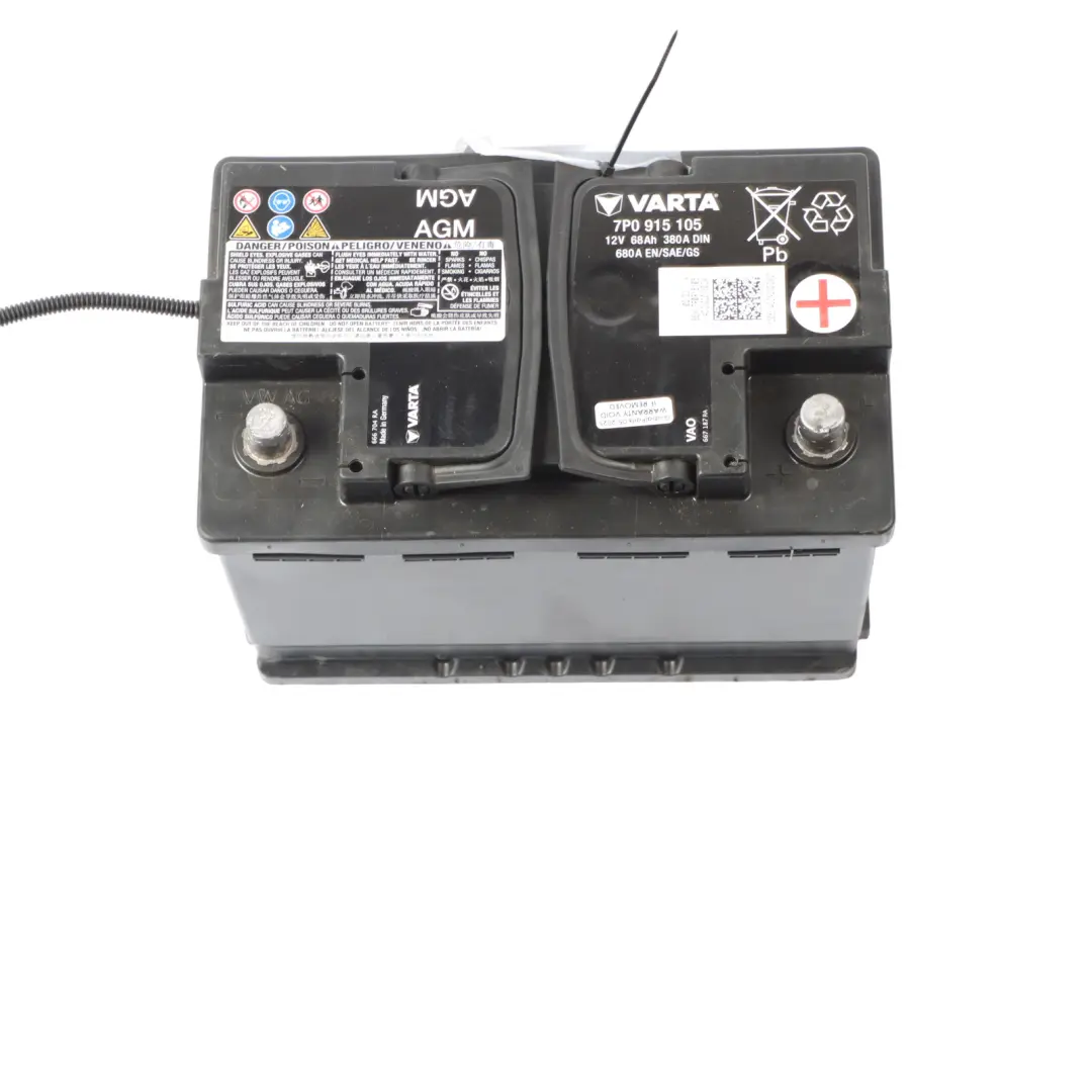 Audi Volkswagen Varta Car Battery Accumulator AGM 12V 68Ah 680A - SKU 7P0915105 - Part number 7P0915105