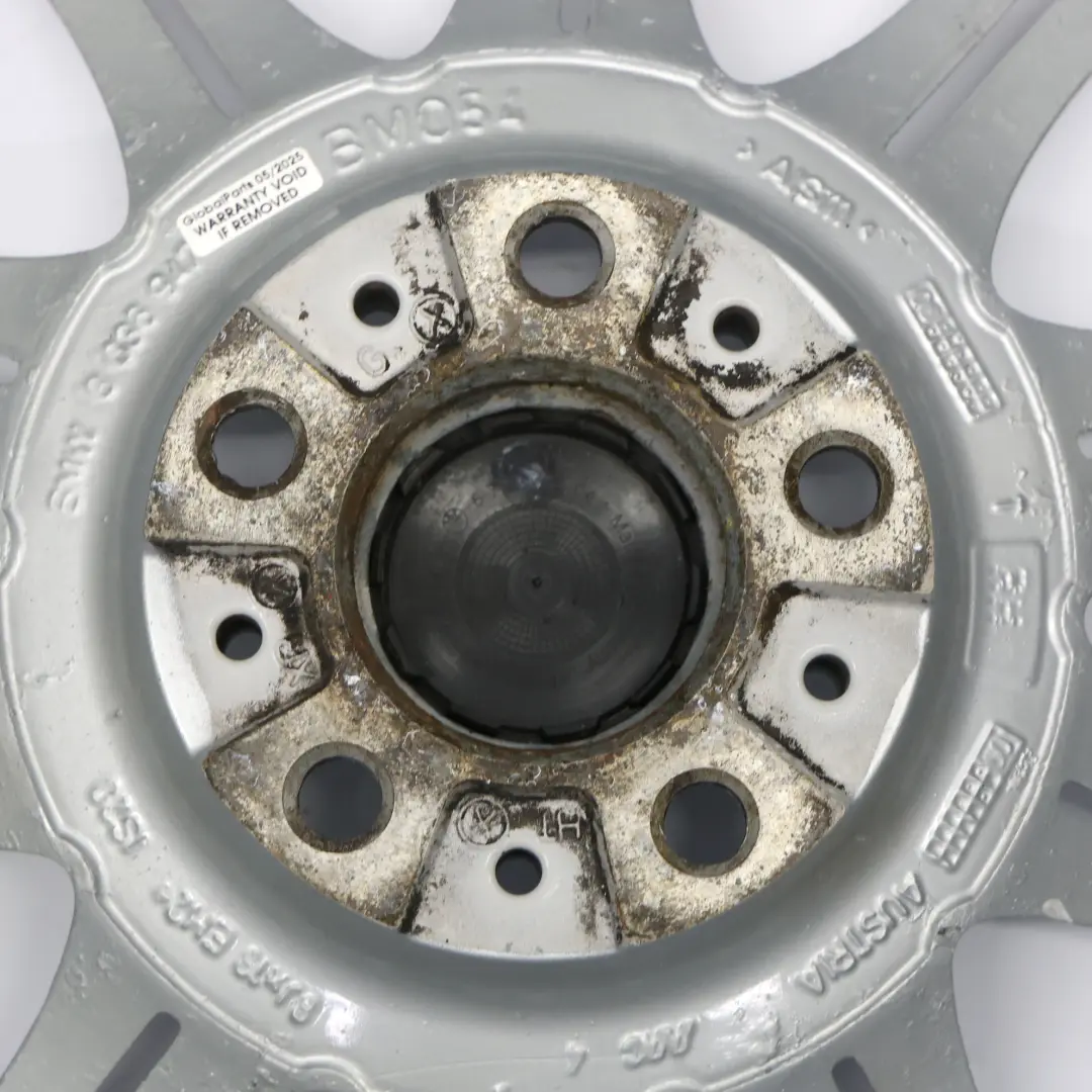 BMW 5 Series E60 E61 Silver Alloy Wheel Rim 18" ET:20 8J M Double Spoke 135 - SKU 8036947-5 - Part number 8036947