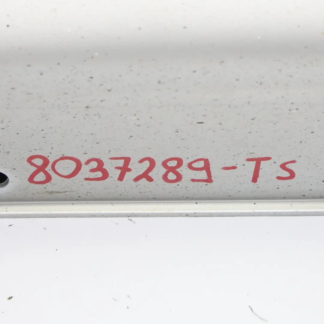 Listello Sottoporta Laterale Sinistro Titansilber - 354 per BMW X5 E70 M Sport con numero di parte 8037289 BMW X5 E70 M Sport Listello Sottoporta Laterale Sinistro Titansilber - 354 - SKU 8037289-TS - Numero di parte 8037289