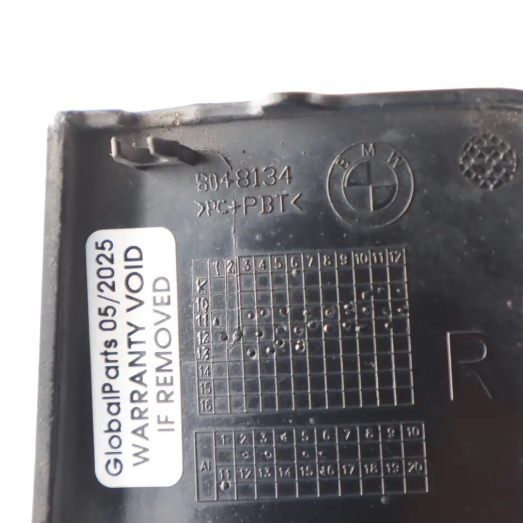 Bumper Towing Eye Cover Right O/S Carbon Black - 416 to BMW X3 F25 M Sport Rear with Part number 8048134 BMW X3 F25 M Sport Rear Bumper Towing Eye Cover Right O/S Carbon Black - 416 - SKU 8048134-CAR - Part number 8048134