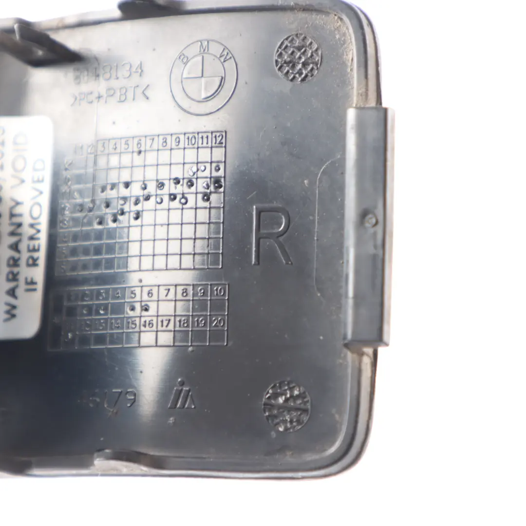 Bumper Towing Eye Cover Right O/S Carbon Black - 416 to BMW X3 F25 M Sport Rear with Part number 8048134 BMW X3 F25 M Sport Rear Bumper Towing Eye Cover Right O/S Carbon Black - 416 - SKU 8048134-CAR - Part number 8048134