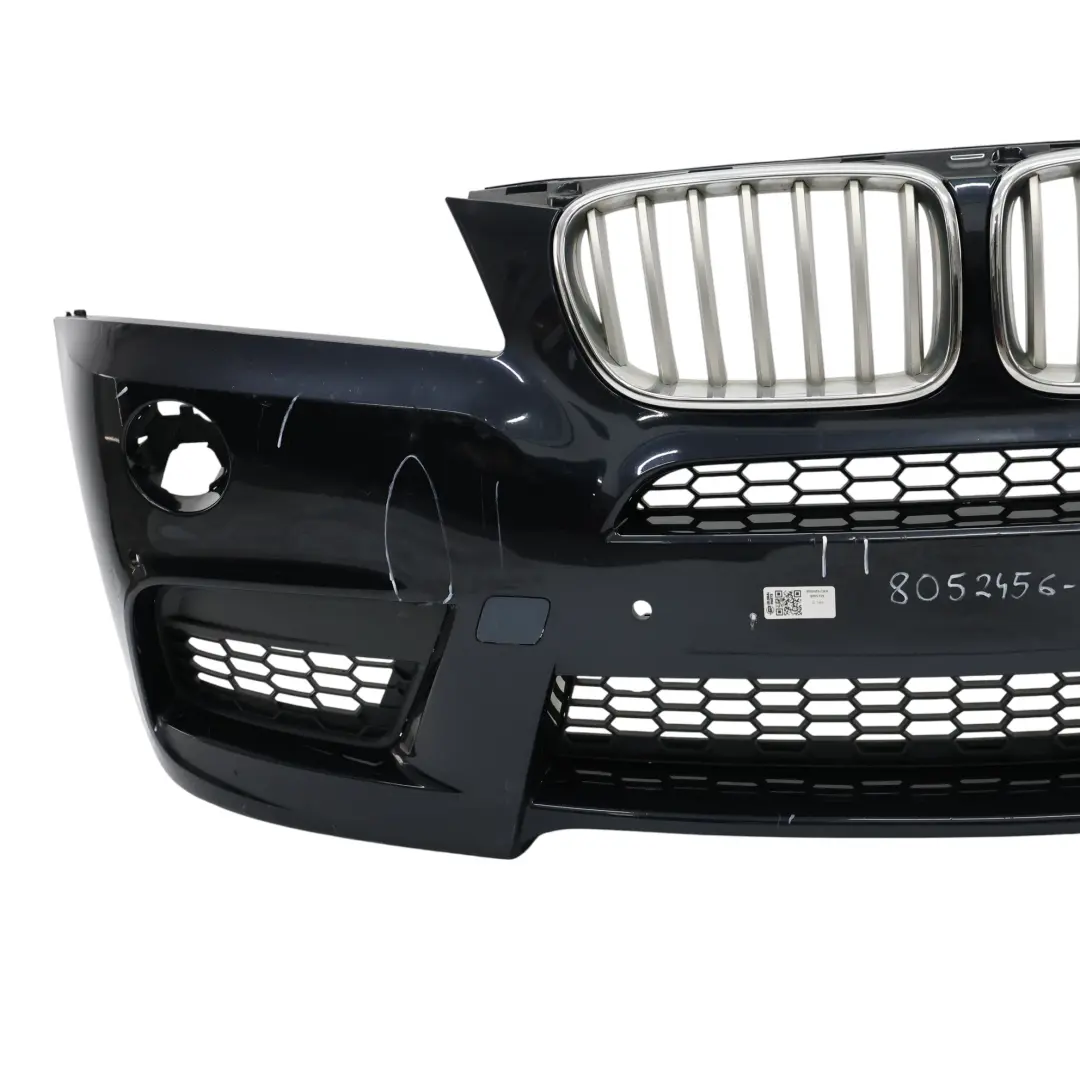 Front Bumper M Sport Trim Panel PDC Cover Carbonschwarz Black - 416 to BMW X5 F25 with Part number 8052456 BMW X5 F25 Front Bumper M Sport Trim Panel PDC Cover Carbonschwarz Black - 416 - SKU 8052456-CAR - Part number 8052456