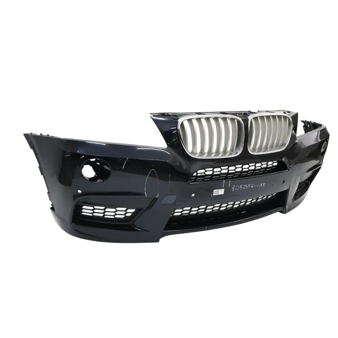Front Bumper M Sport Trim Panel PDC Cover Carbonschwarz Black - 416 to BMW X5 F25 with Part number 8052456 BMW X5 F25 Front Bumper M Sport Trim Panel PDC Cover Carbonschwarz Black - 416 - SKU 8052456-CAR - Part number 8052456
