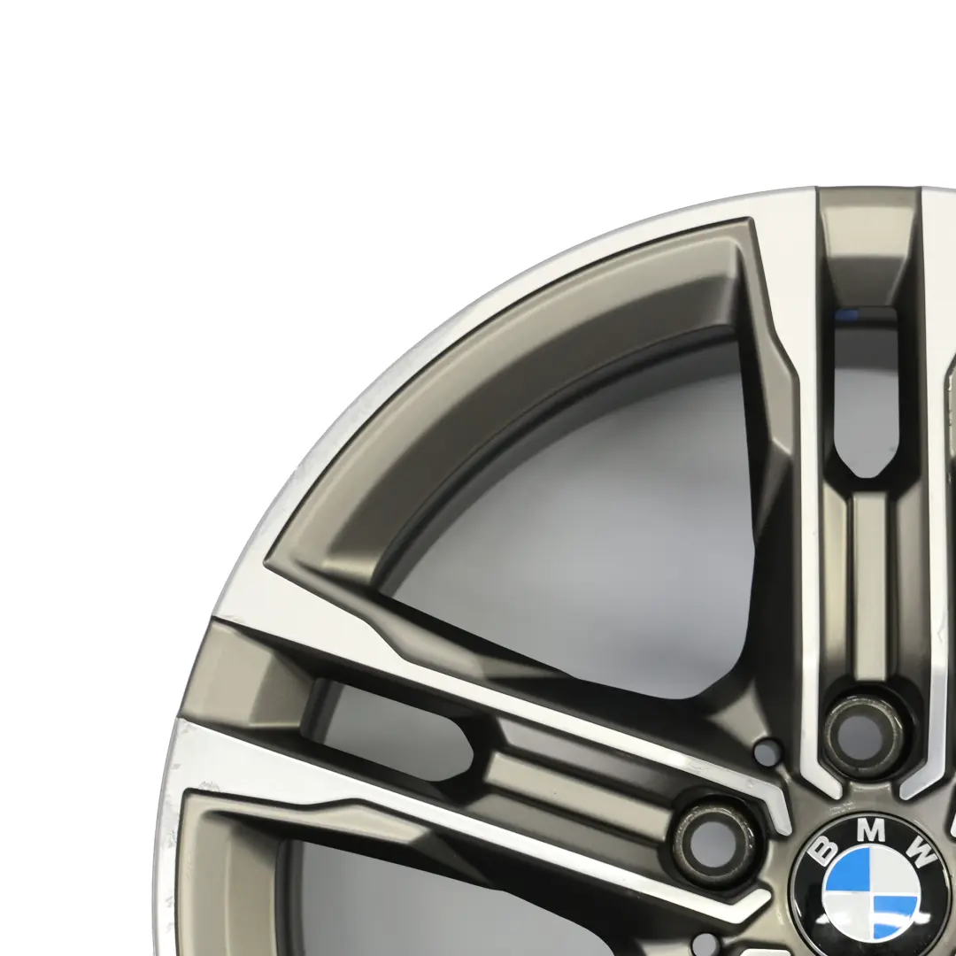 Alloy BMW F40 Cerium Grey Wheel Rim 18" Double Spoke 556M ET:54 8J to with Part number 8053524 Alloy BMW F40 Cerium Grey Wheel Rim 18" Double Spoke 556M ET:54 8J - SKU 8053524-4 - Part number 8053524